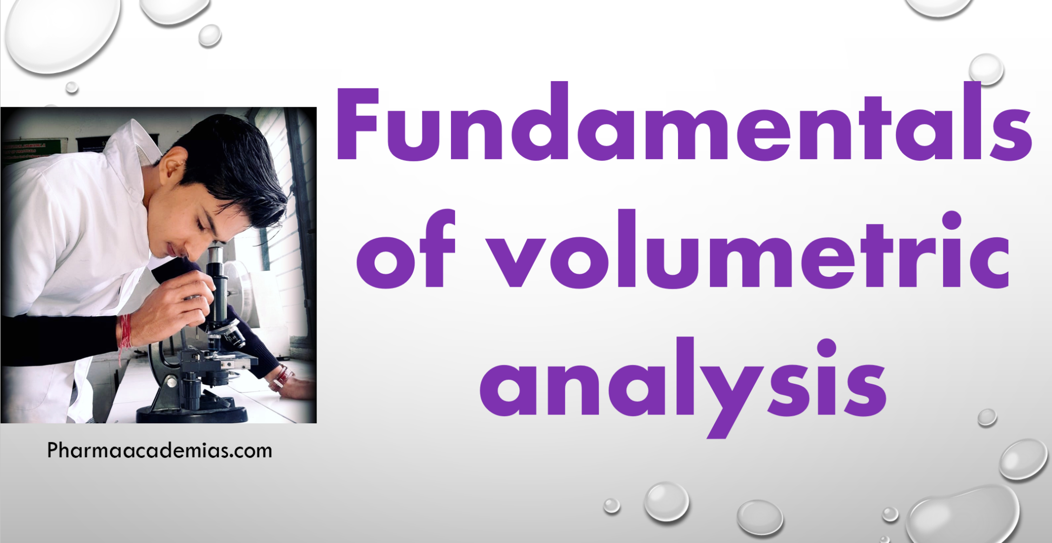 Volumetric Analysis - Pharmaacademias