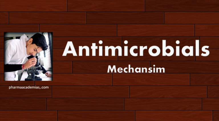 Read more about the article Mechanisms of antimicrobials