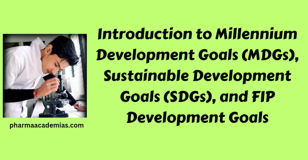 Introduction to Millennium Development Goals (MDGs), Sustainable Development Goals (SDGs), and FIP Development Goals