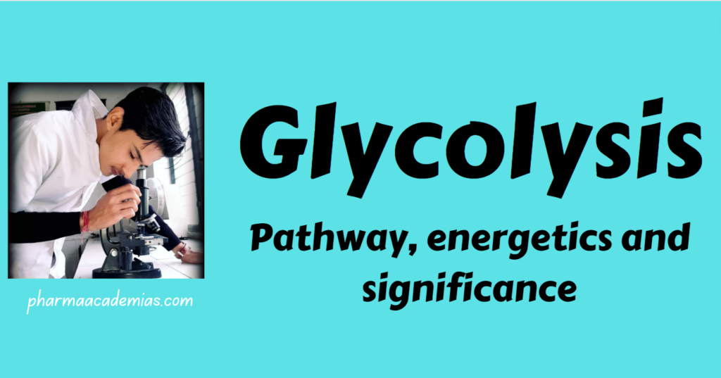 Glycolysis: Pathway, energetics and significance.Glycolysis