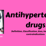 Antihypertensive drugs- Definition, Classification, Uses, Indications and contraindications