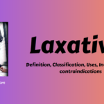 Laxatives – Definition, Classification, Uses, Indications and contraindications