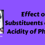 Effect of Substituents on the Acidity of Phenols