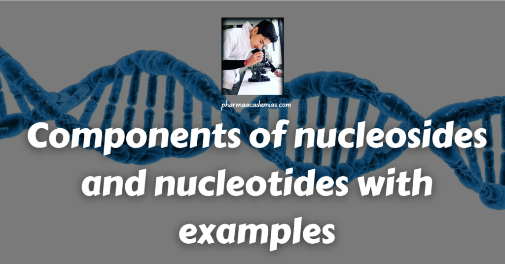 Components of nucleosides and nucleotides with examples