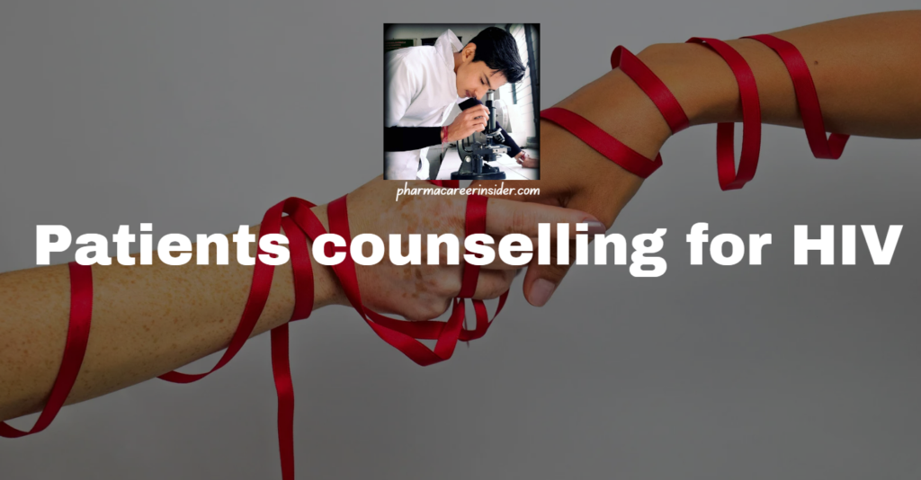 Patients counselling for HIV