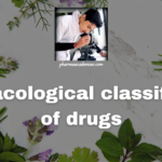 Pharmacological classification of drugs