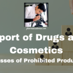 Import of Drugs and Cosmetics: Classes of Prohibited Products