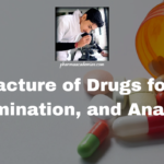 Manufacture of Drugs for Test, Examination, and Analysis