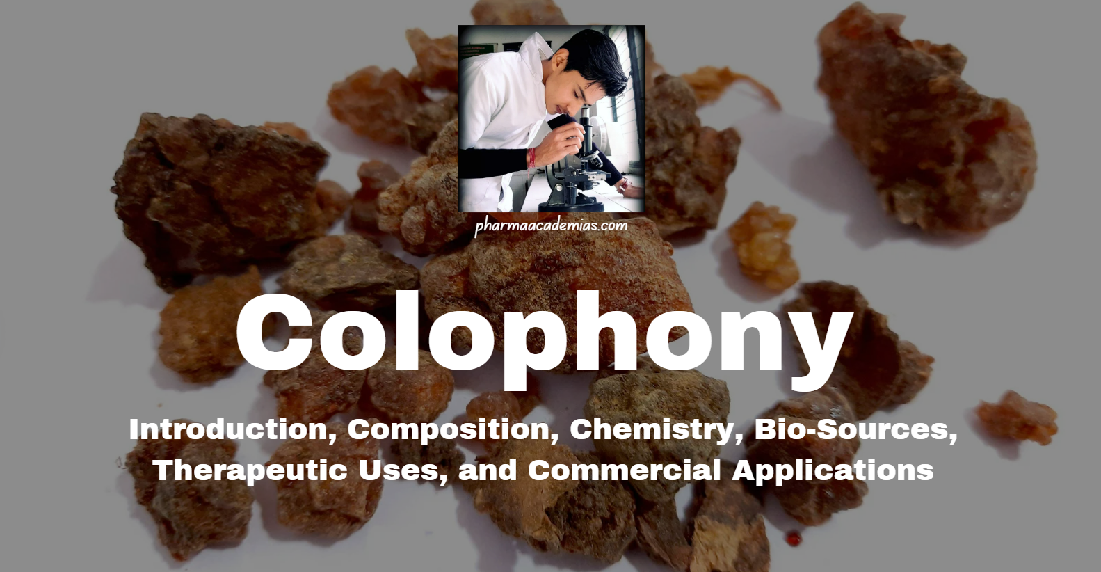 Read more about the article Colophony: Introduction, Composition, Chemistry, Bio-Sources, Therapeutic Uses, and Commercial Applications 1. Introduction